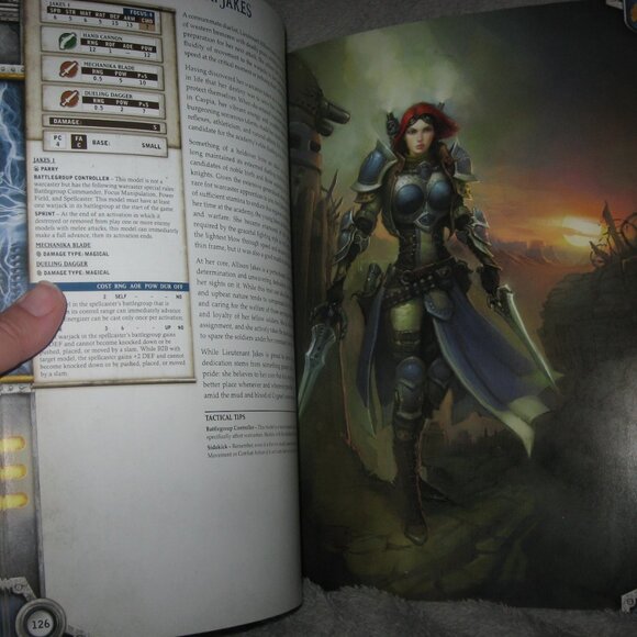 Warmachine RPG Softcover Book Cygnar Command 2409A6 - Picture 9 of 9